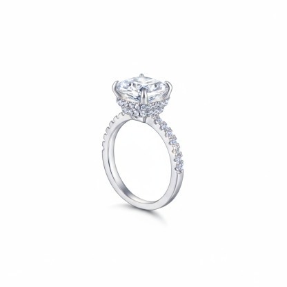 Cushion Cut Engagement Ring