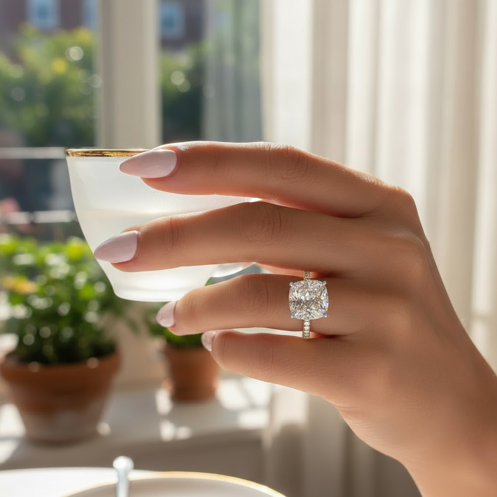 Cushion Cut Engagement Rings