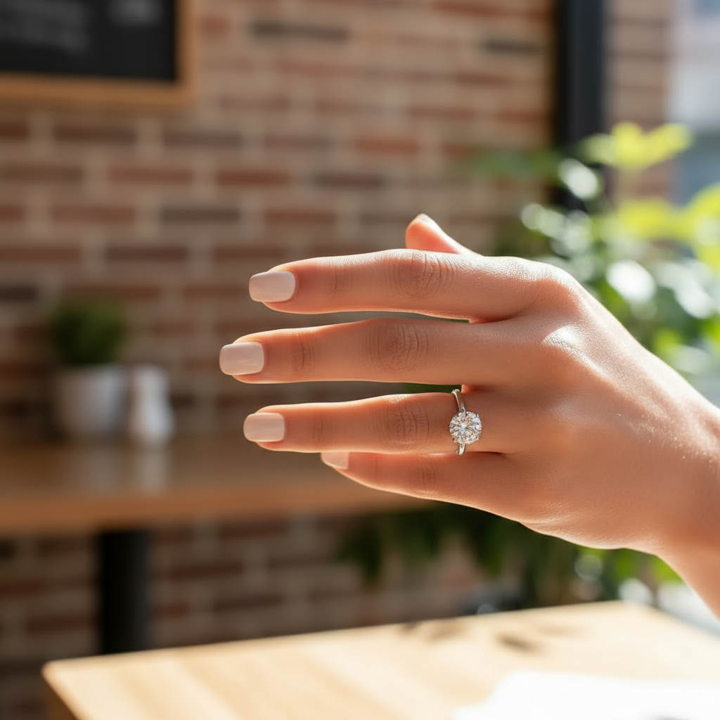 Cute Silver Womens Engagement Rings