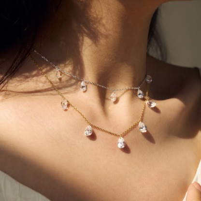 Elara Necklace - Silver