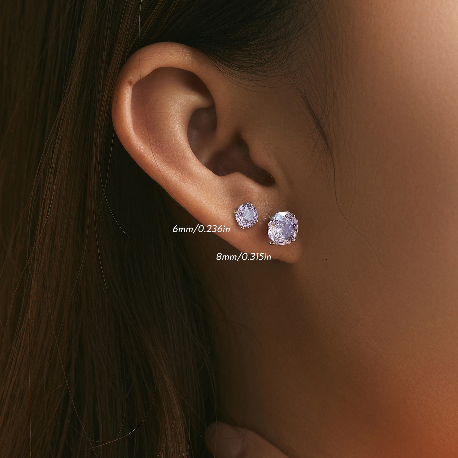 Gleam Earring - Purple