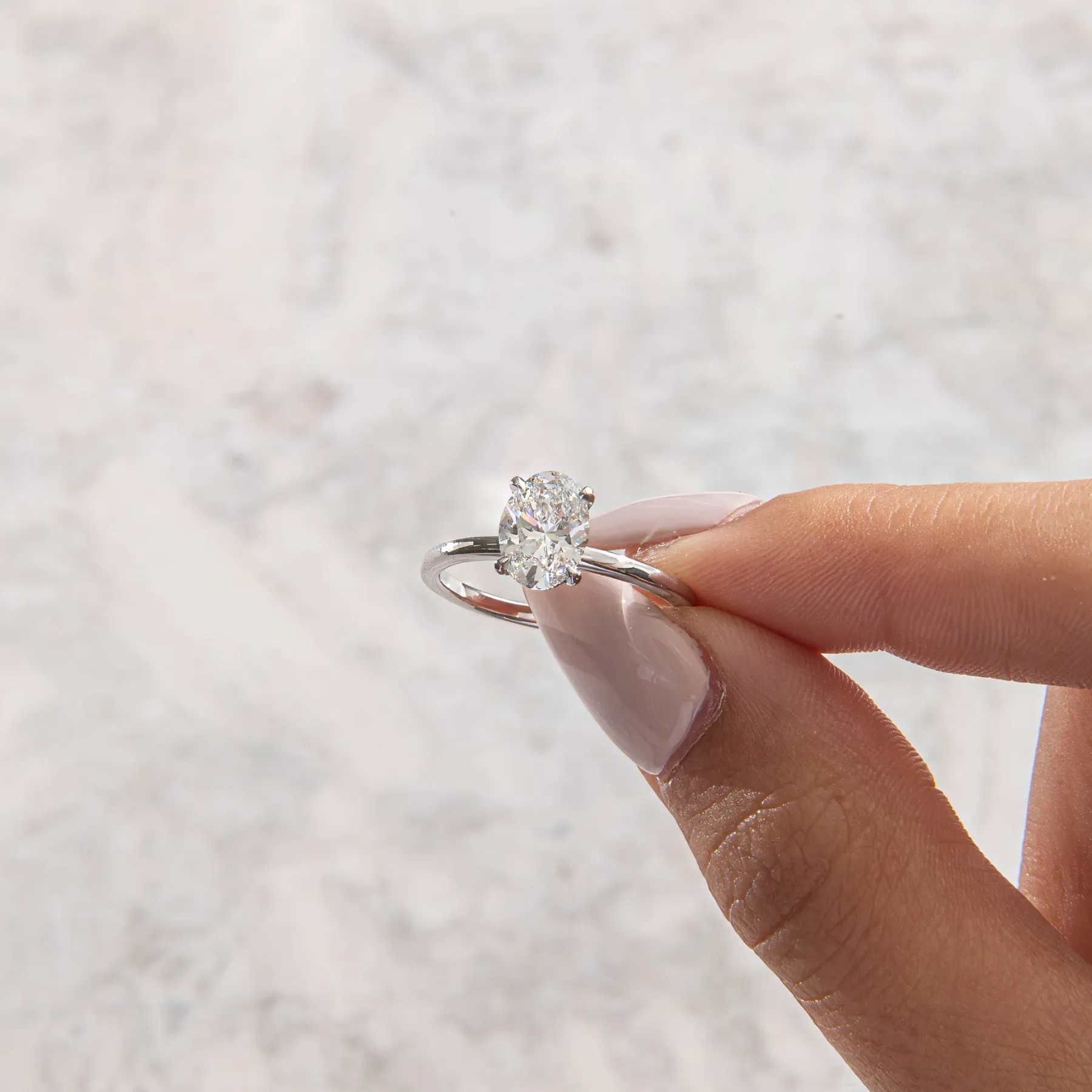 Hidden Halo Engagement Rings