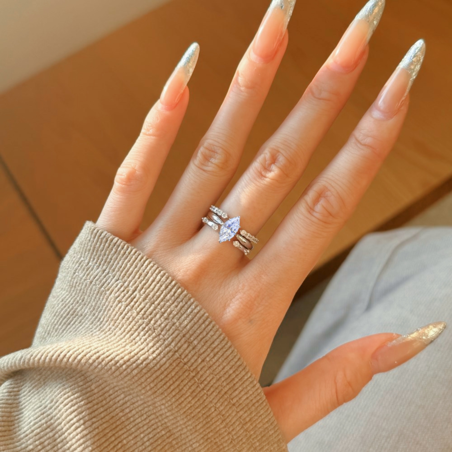 Onda Ring - silver