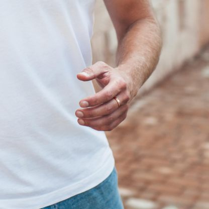 Onyx Ring - Rose Gold