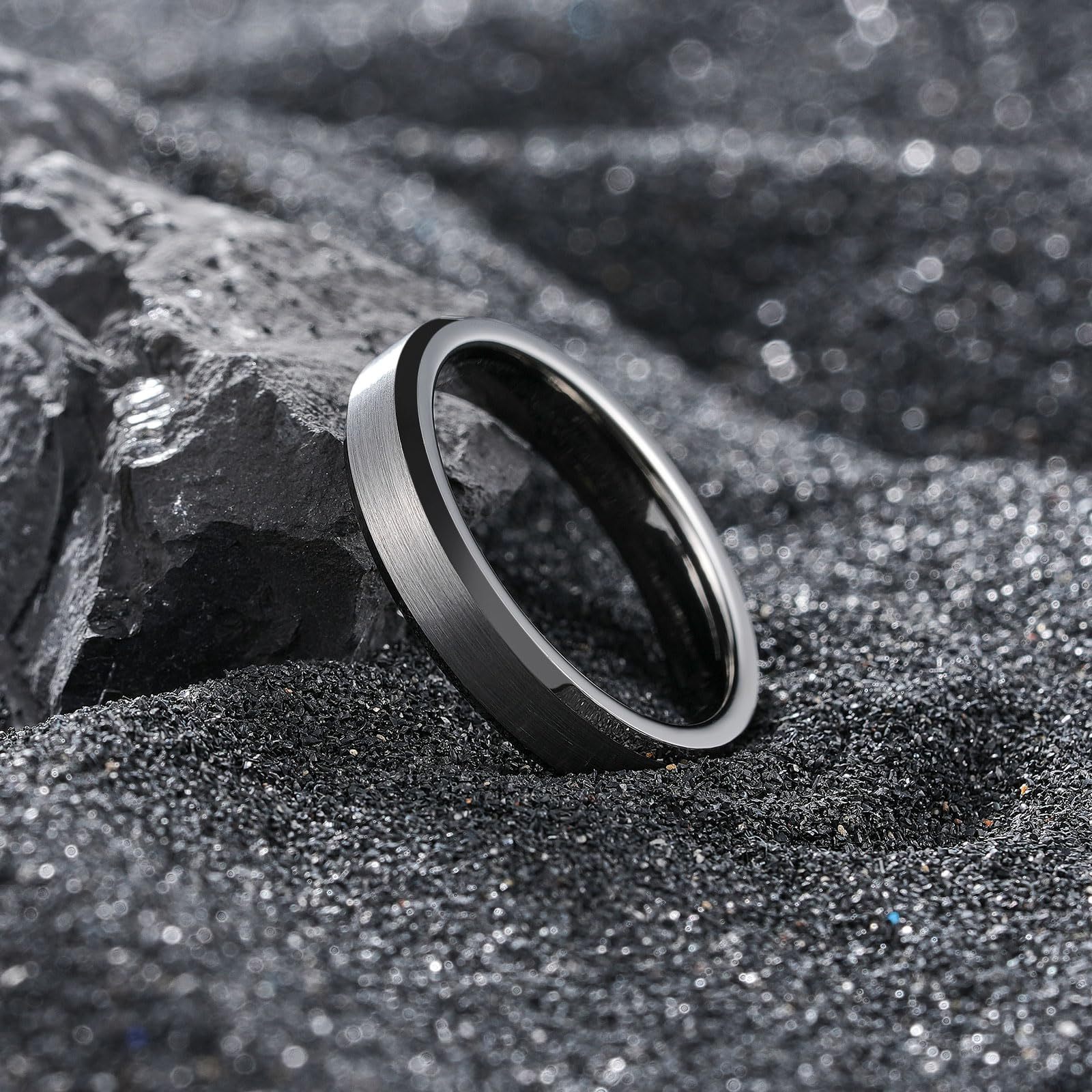 Onyx Ring - Silver