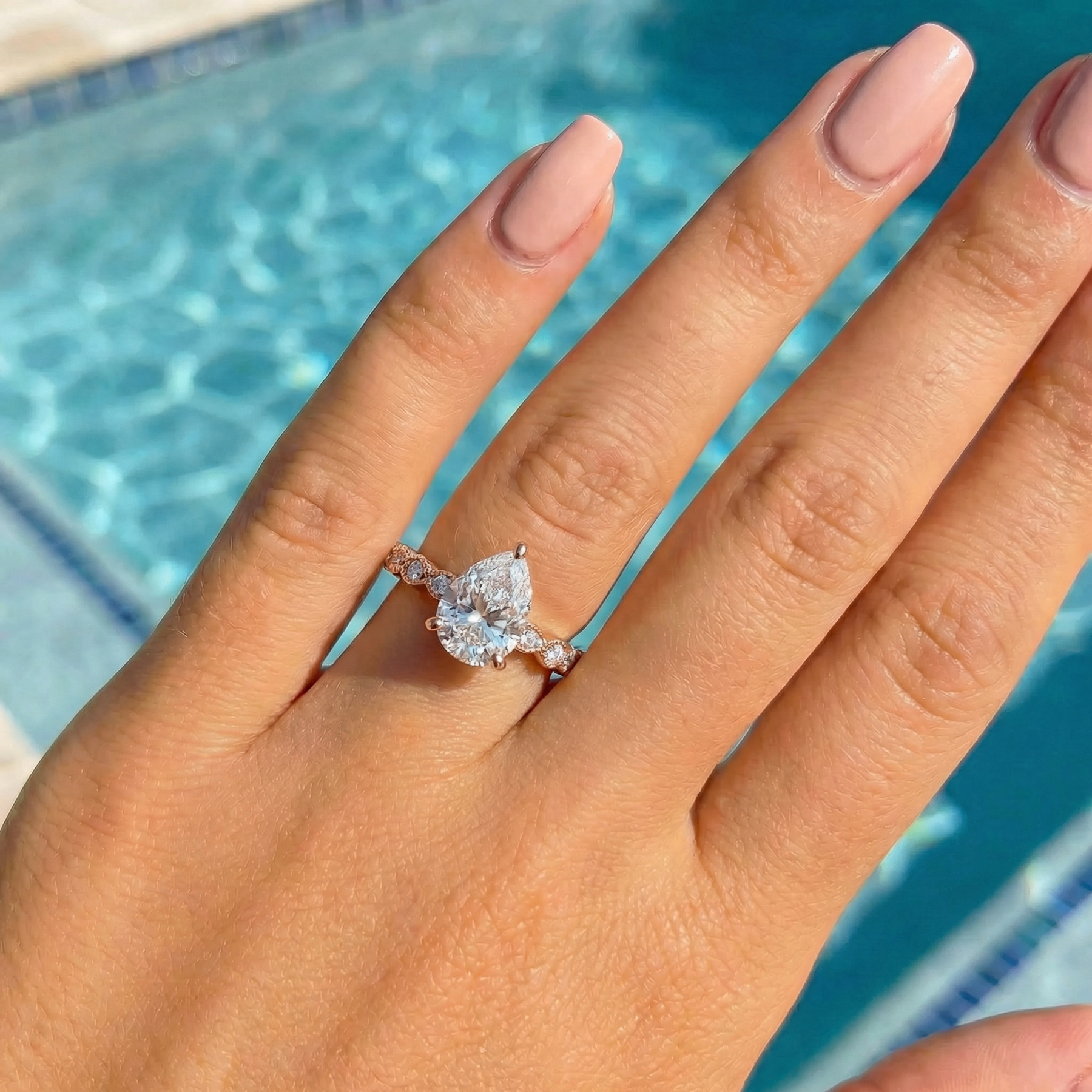 Christine Ring - Rose Gold