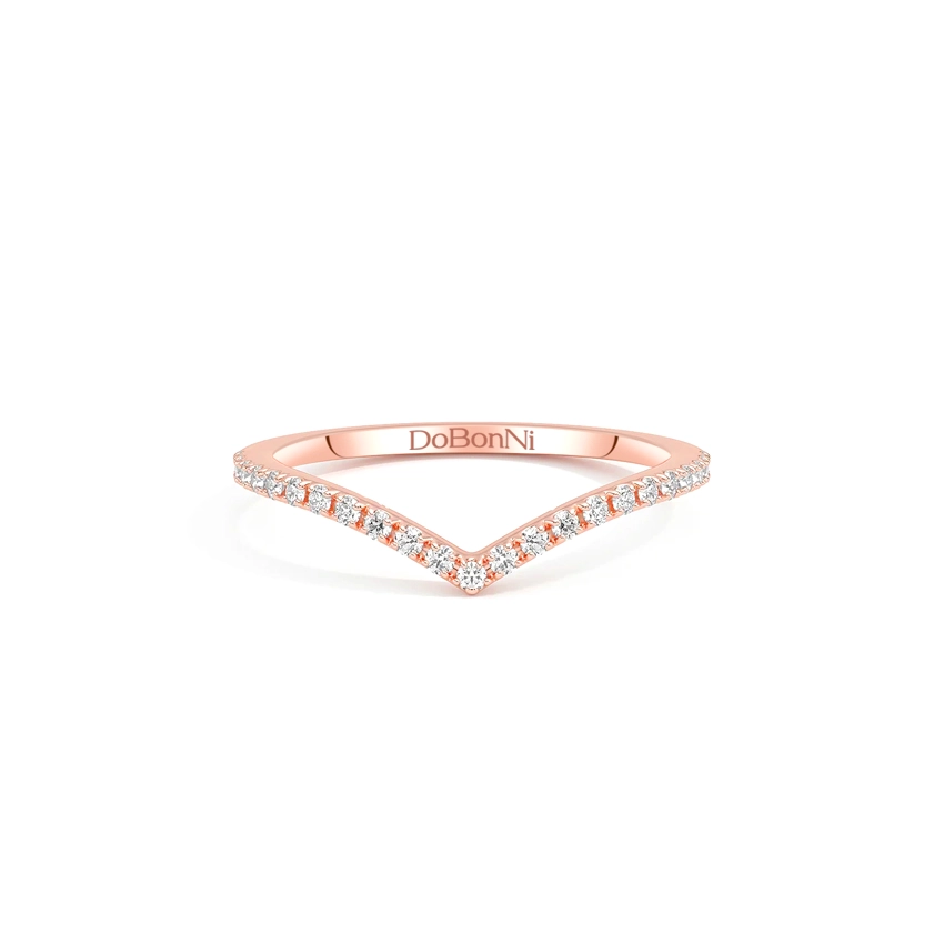 Rose-Gold-Chevron-Stackable-Band-Wedding-Ring