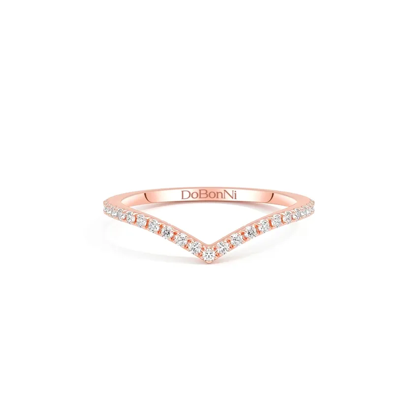 Rose-Gold-Chevron-Stackable-Band-Wedding-Ring