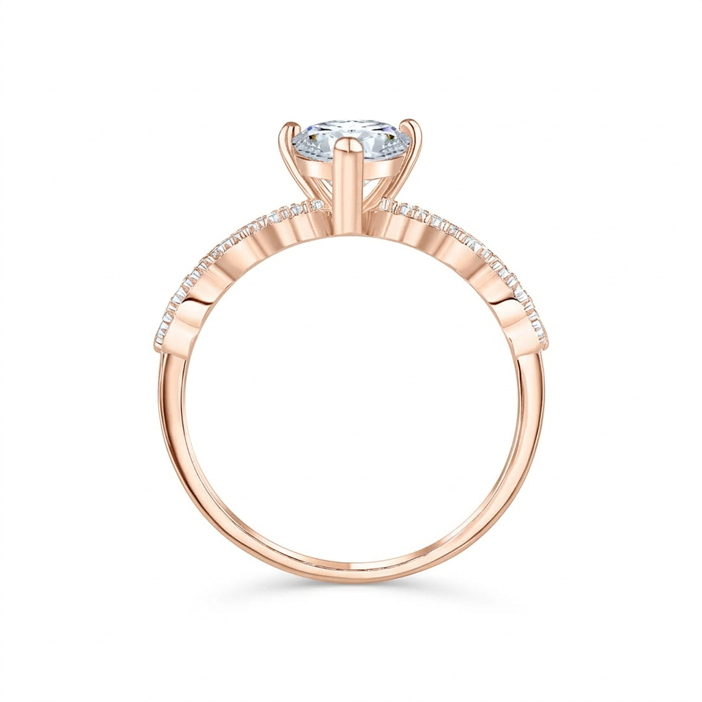 Christine Ring - Rose Gold