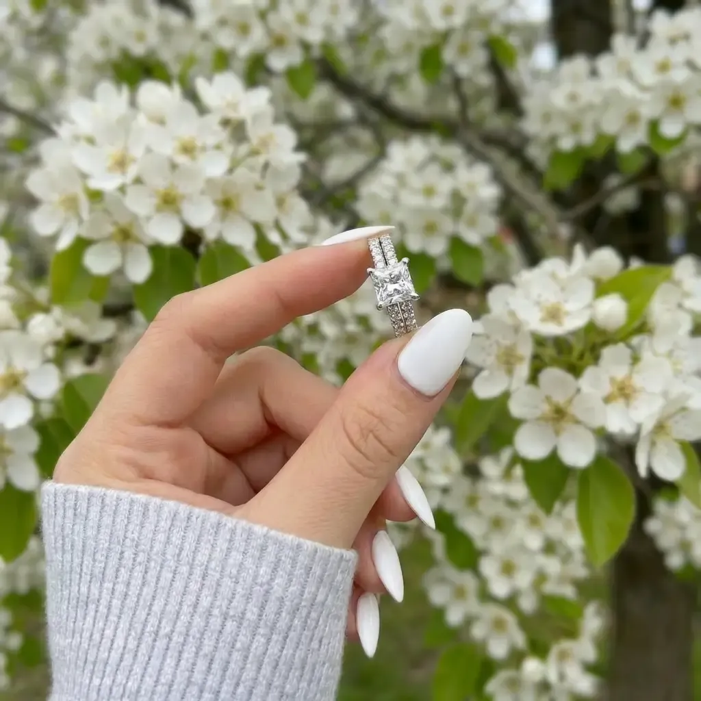 Princess Ring Set - Silver