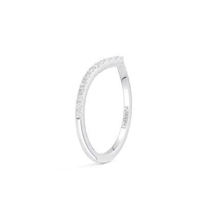 Sterling-silver-stackable-chevron-band-Silver