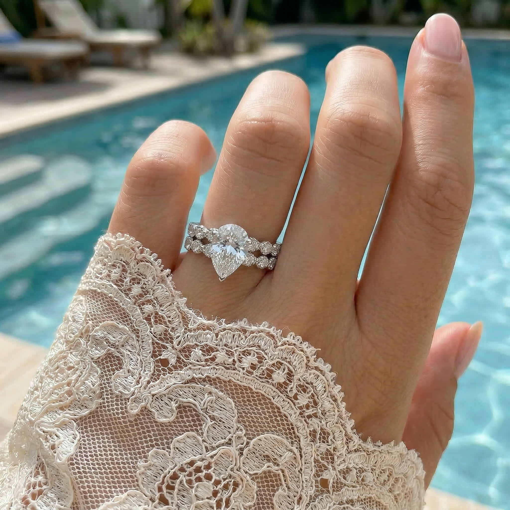 Christine Ring Set - Silver