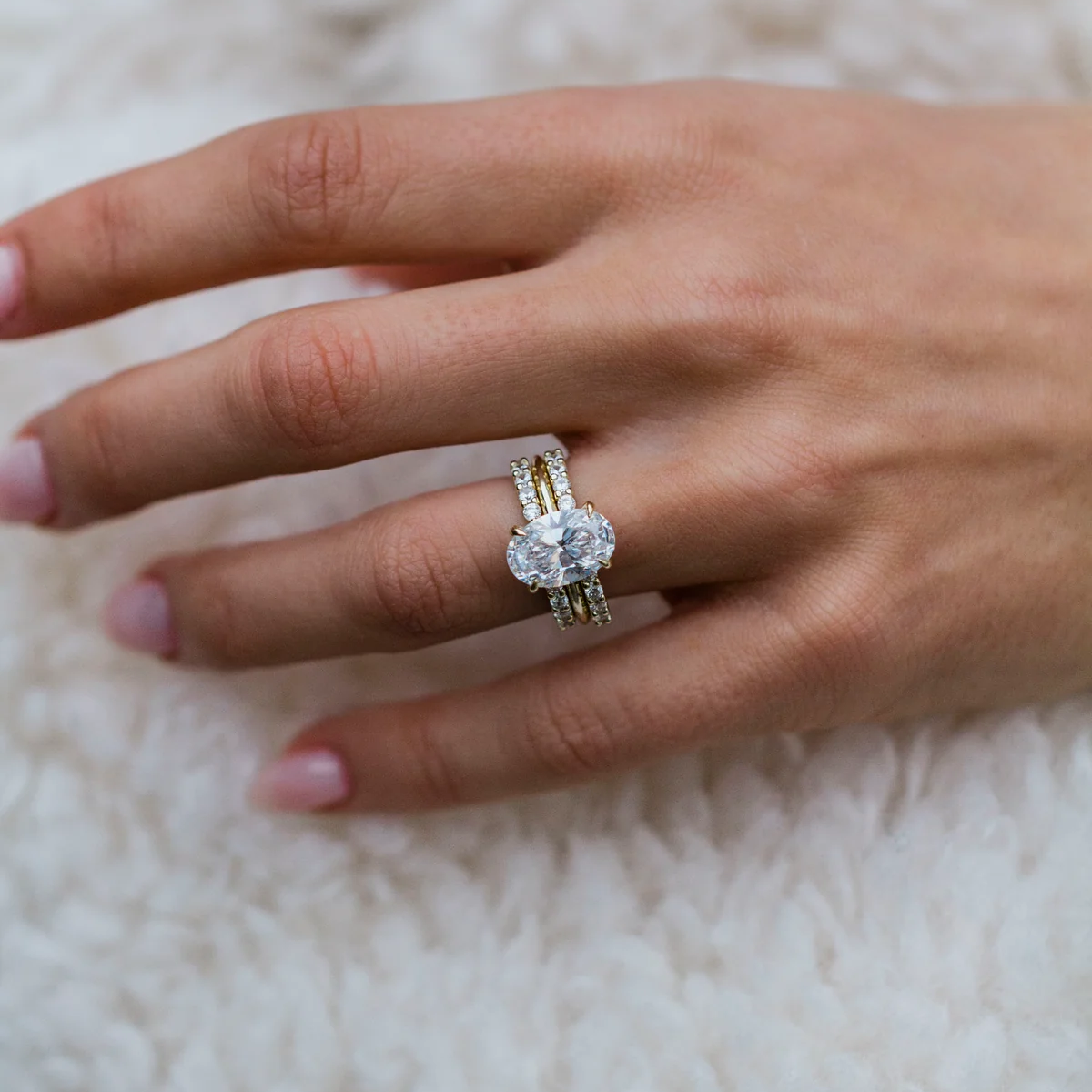 affordable gold engagement ring