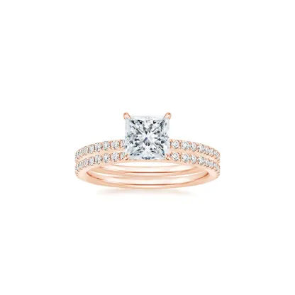 Princess Ring Set - Rose Gold