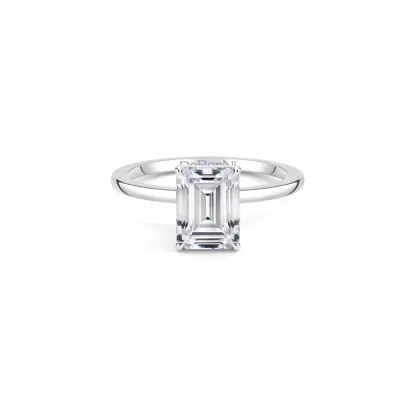 affordable_silver_emerald_cut_engagement_ring