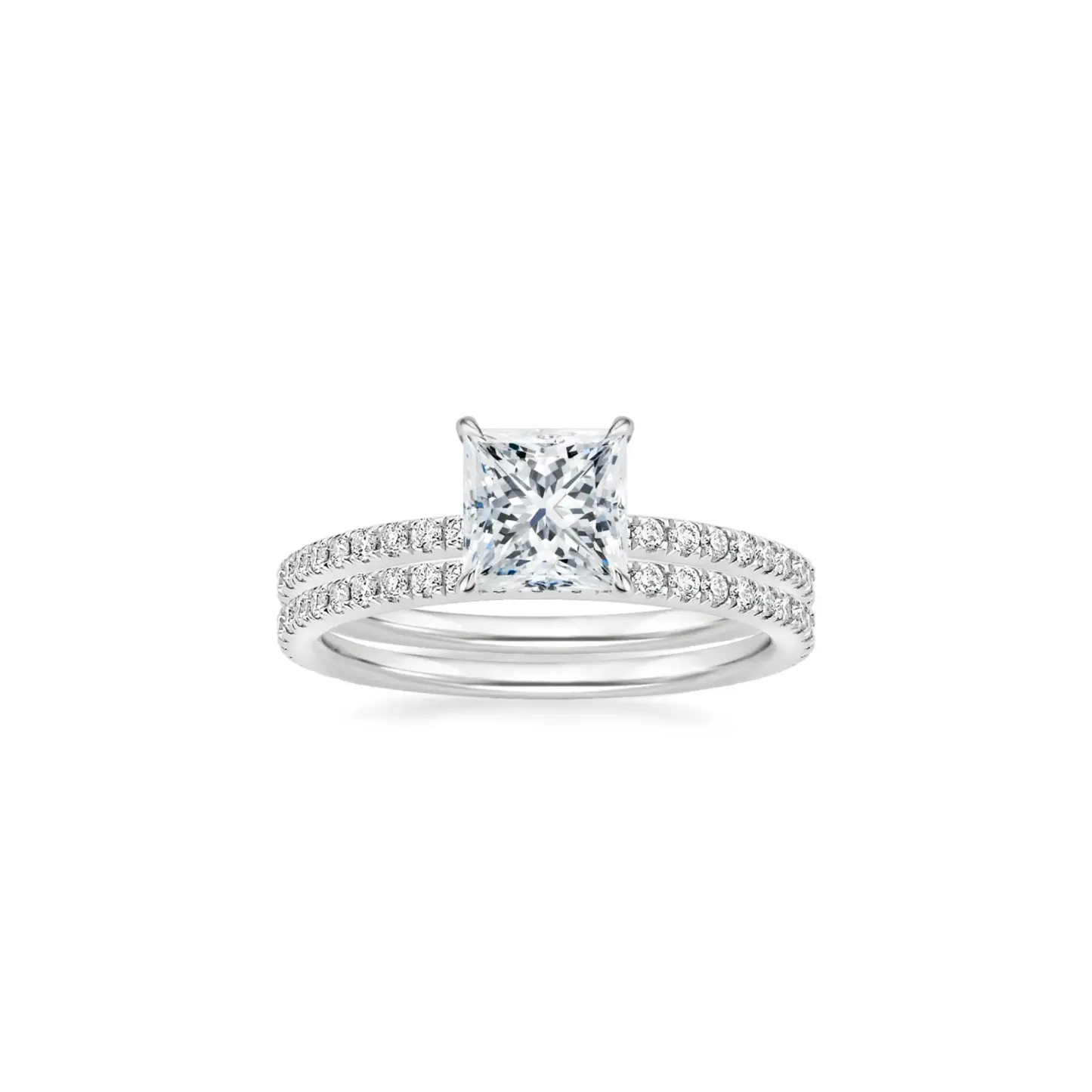 Princess Ring Set - Silver