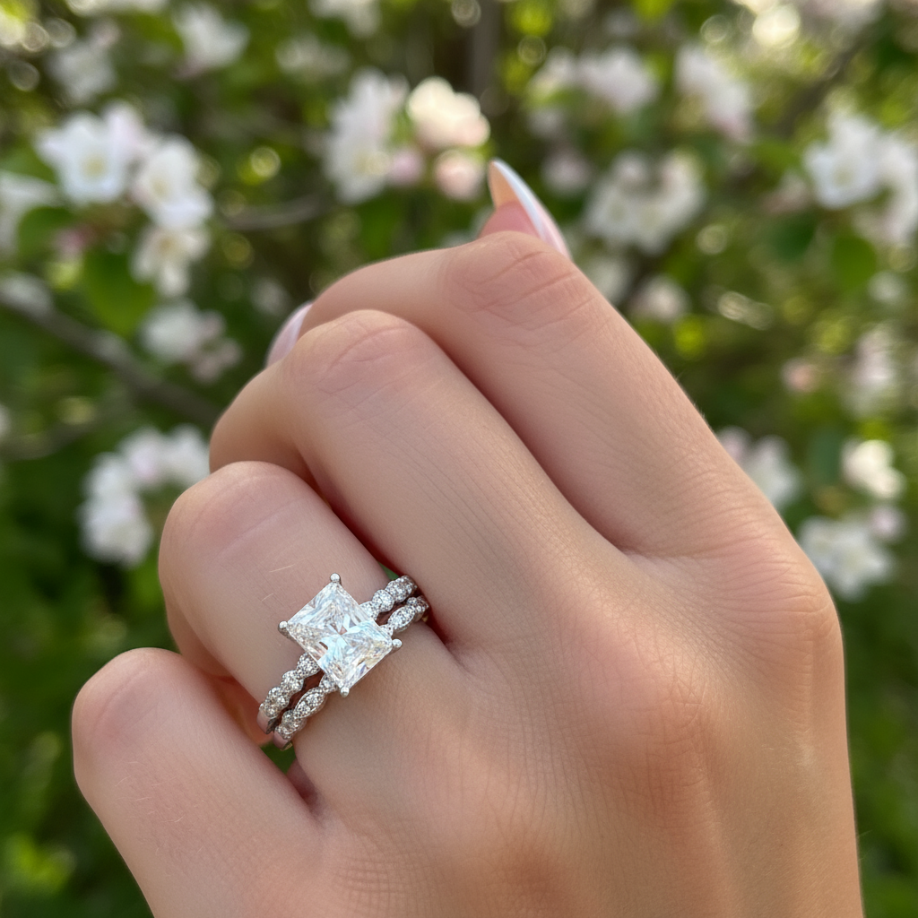 affordable wedding ring set