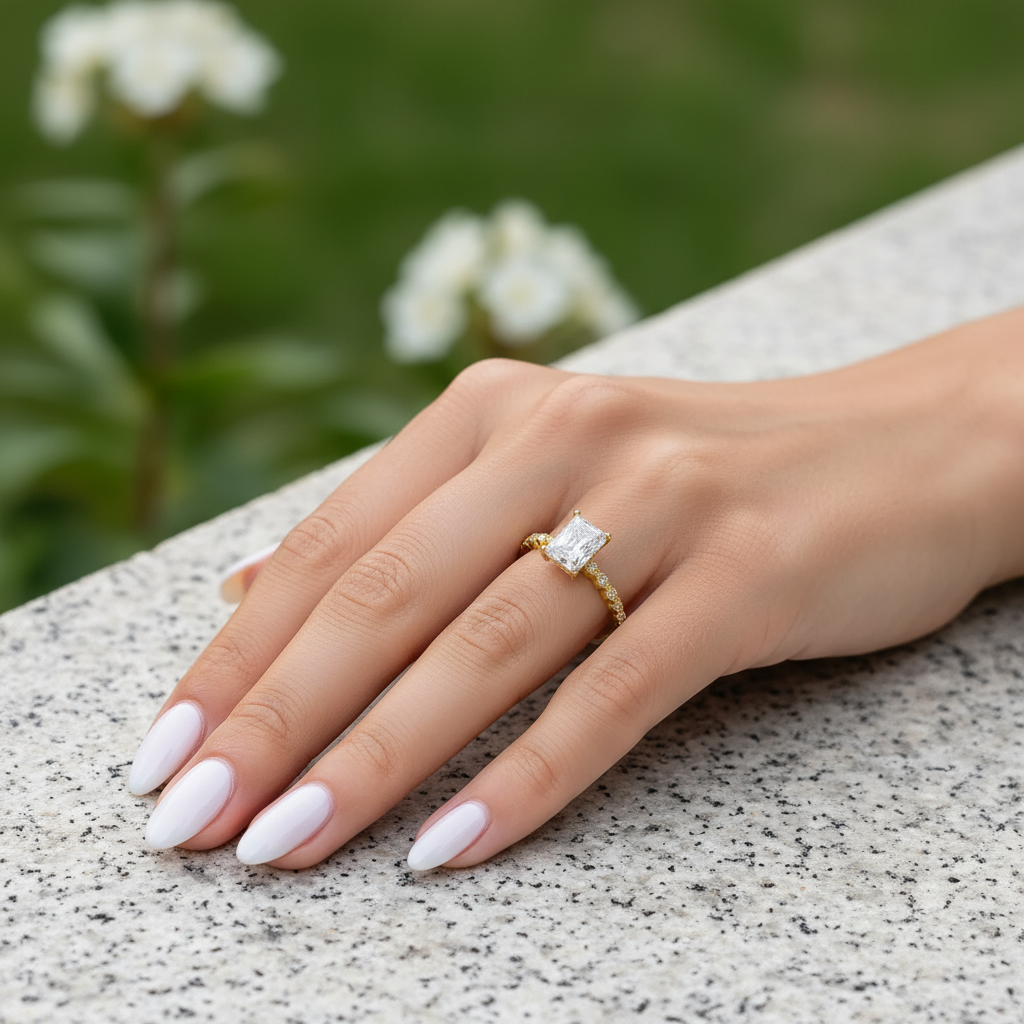 gold affordable wedding ring set