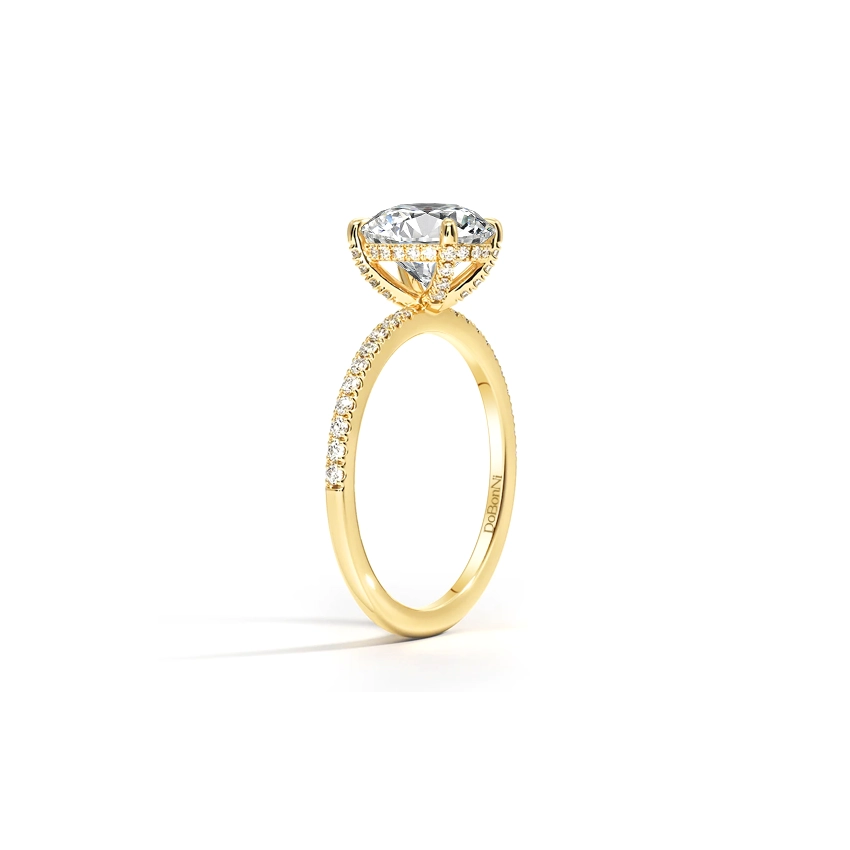 gold oval cut engagement ring grace ring