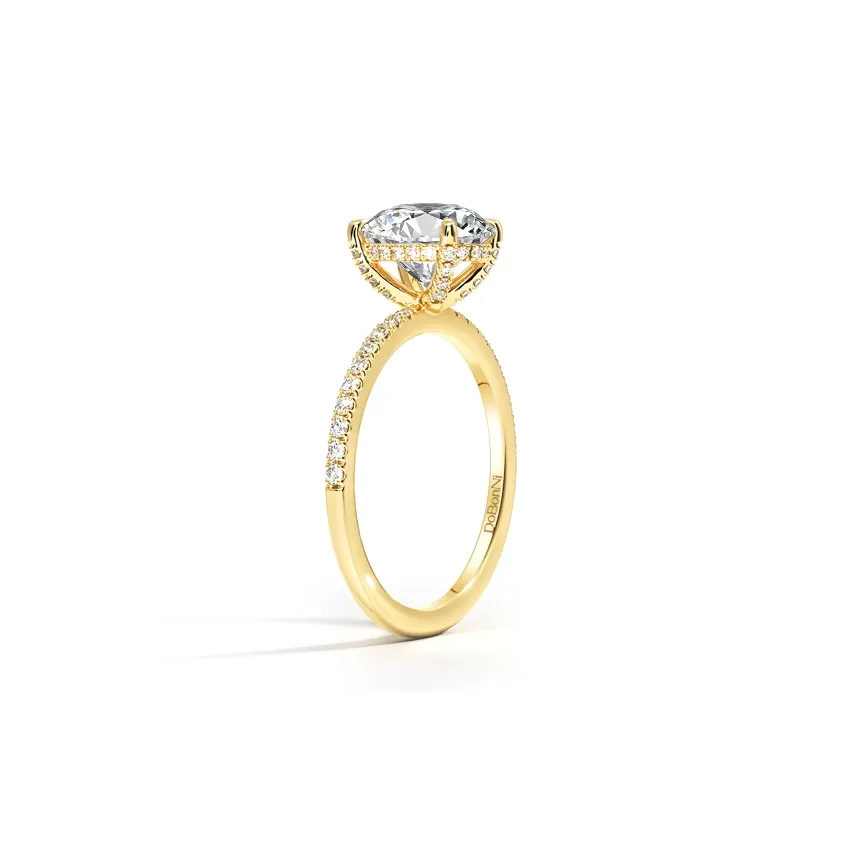 gold oval cut engagement ring grace ring