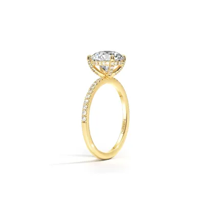 gold oval cut engagement ring grace ring