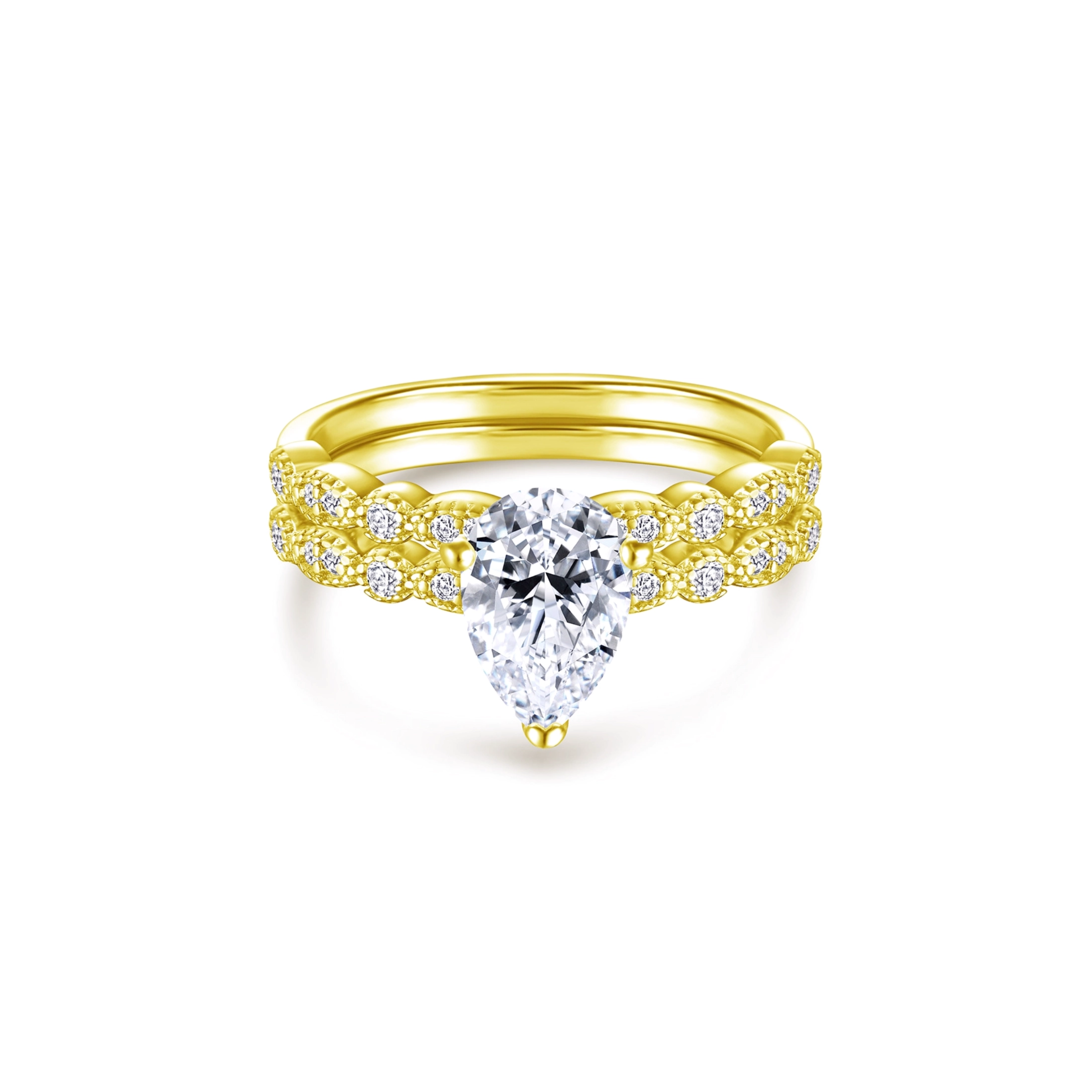 Christine Ring Set - Gold