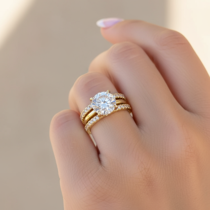 gold womens wedding ring