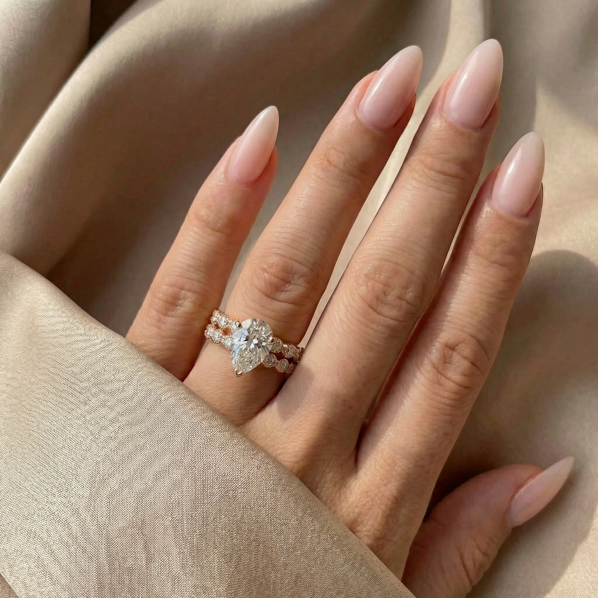 Christine Ring Set - Rose Gold