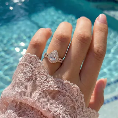 Bliss Ring Set - Rose Gold