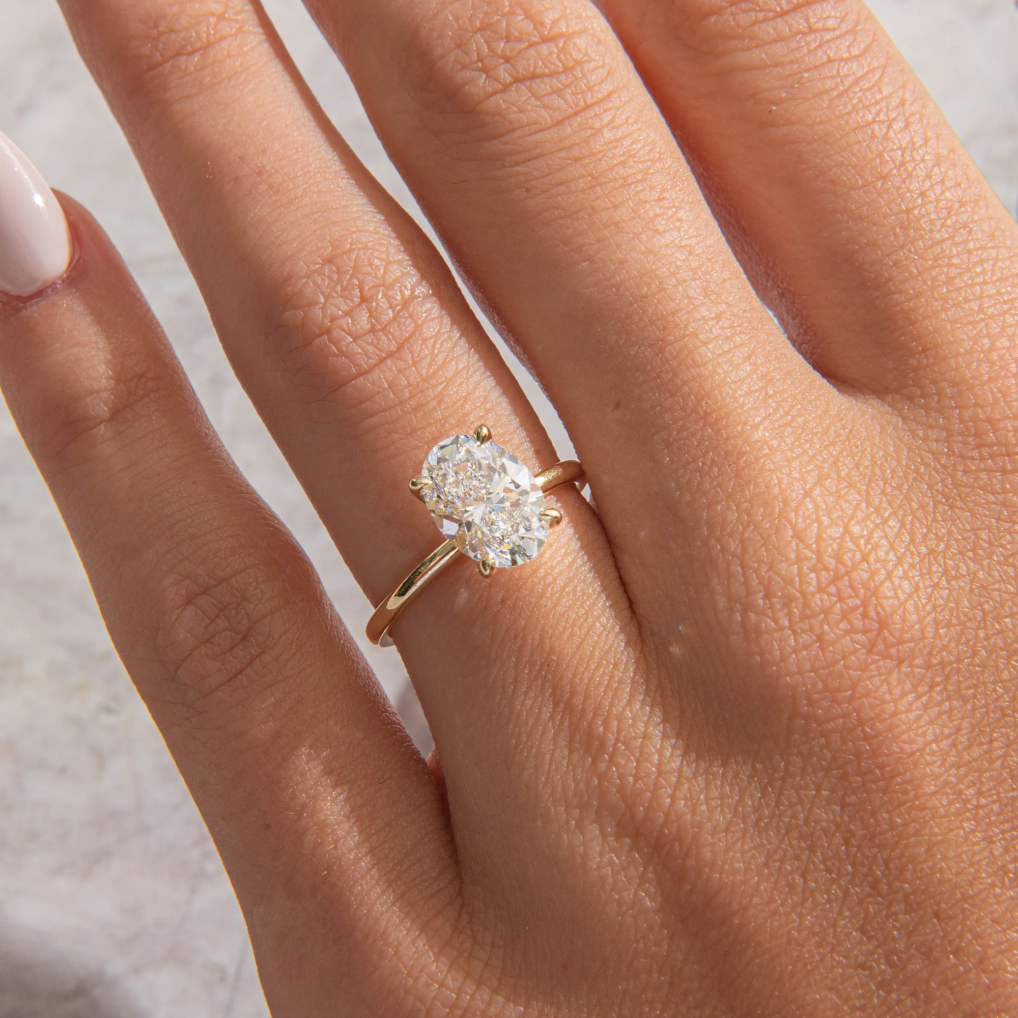 gold affordable solitaire engagement ring