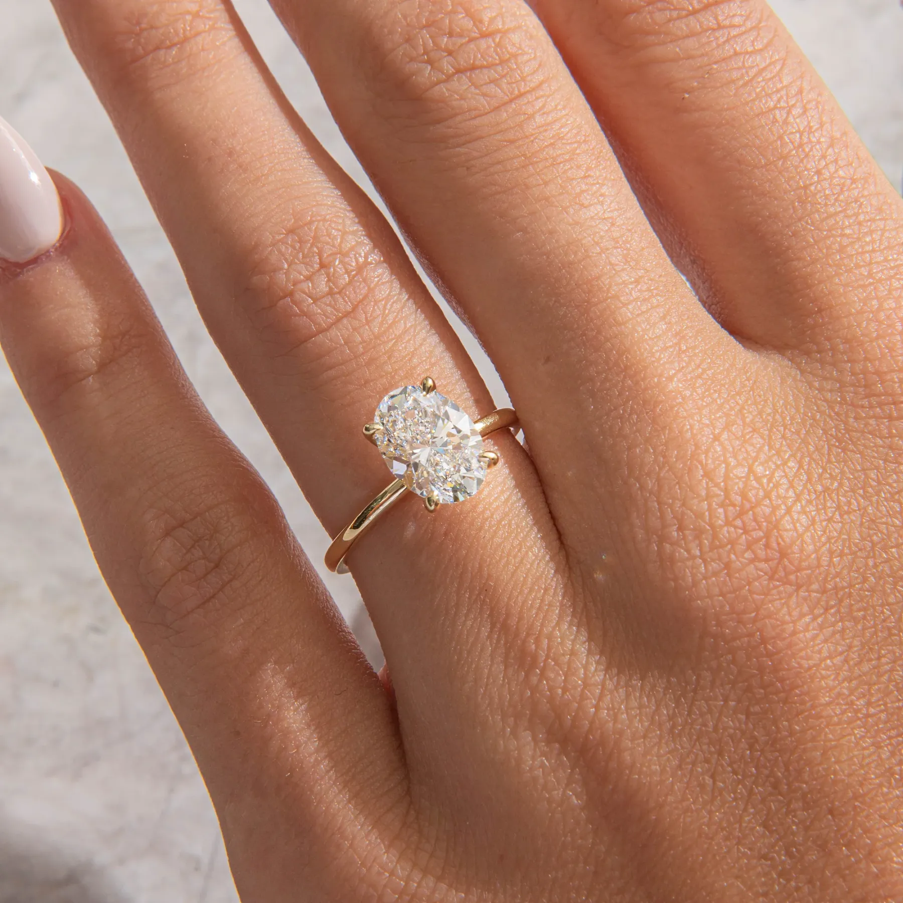 gold affordable solitaire engagement ring