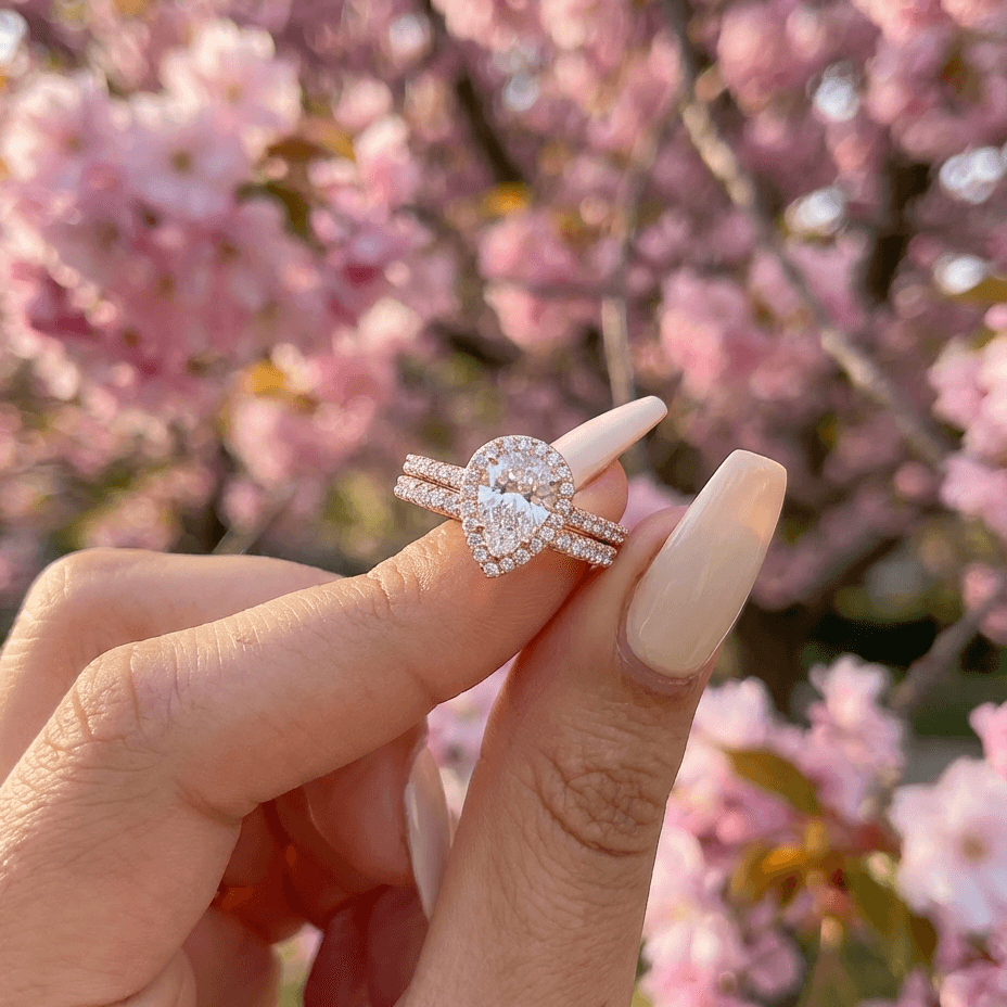 Bliss Ring Set - Rose Gold