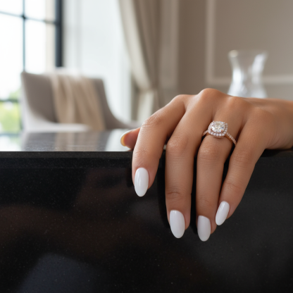 rose gold affordable wedding ring