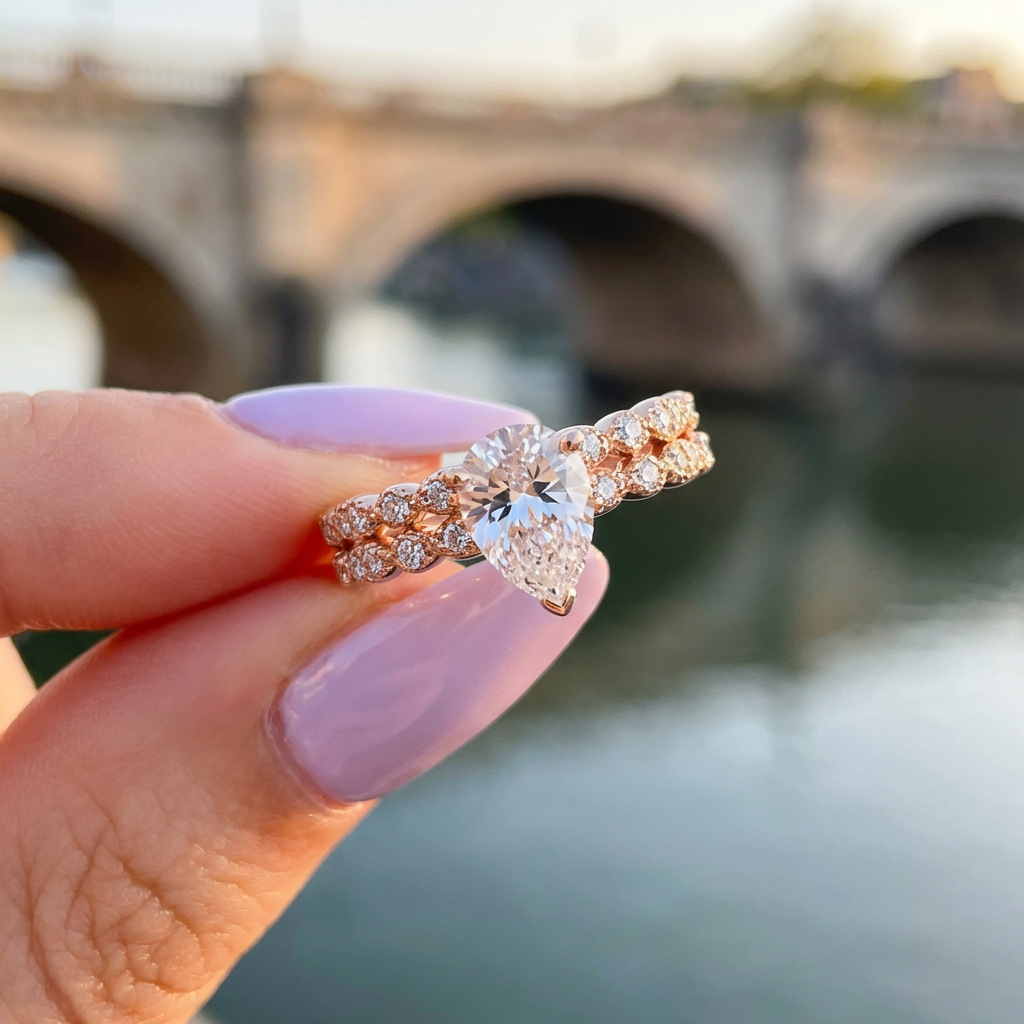 Christine Ring - Rose Gold