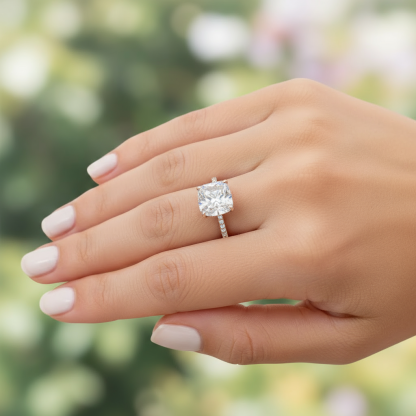 rose gold stunning engagement ring