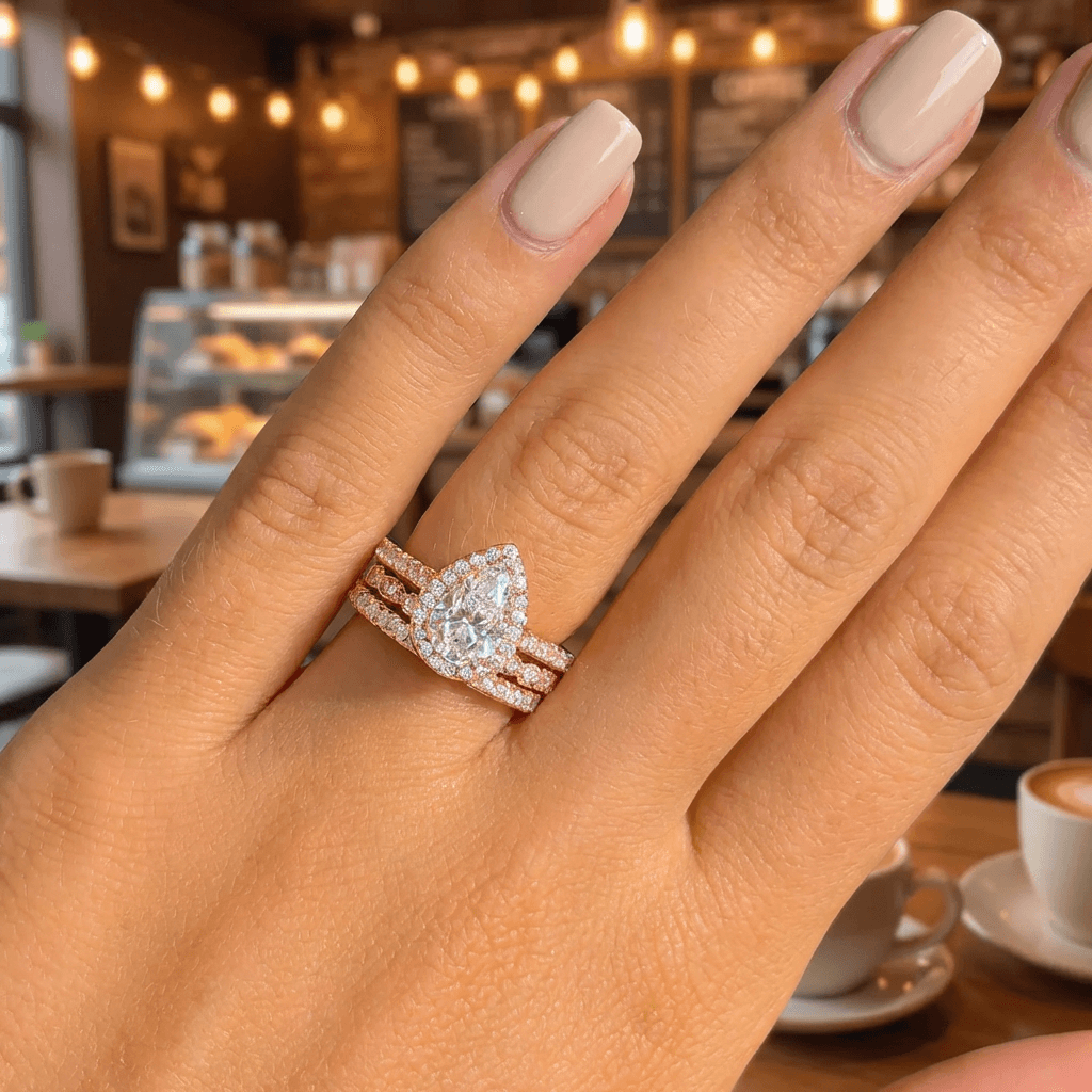Bliss Ring Set - Rose Gold