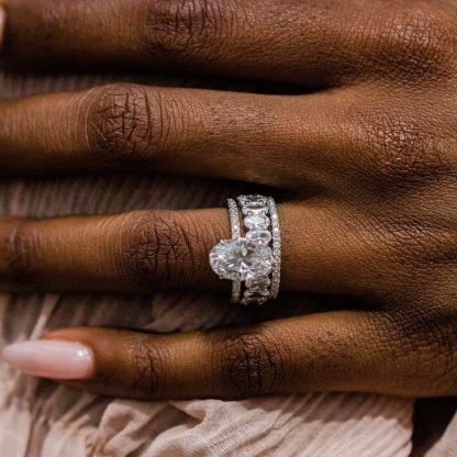 stunning affordable silver engagement ring