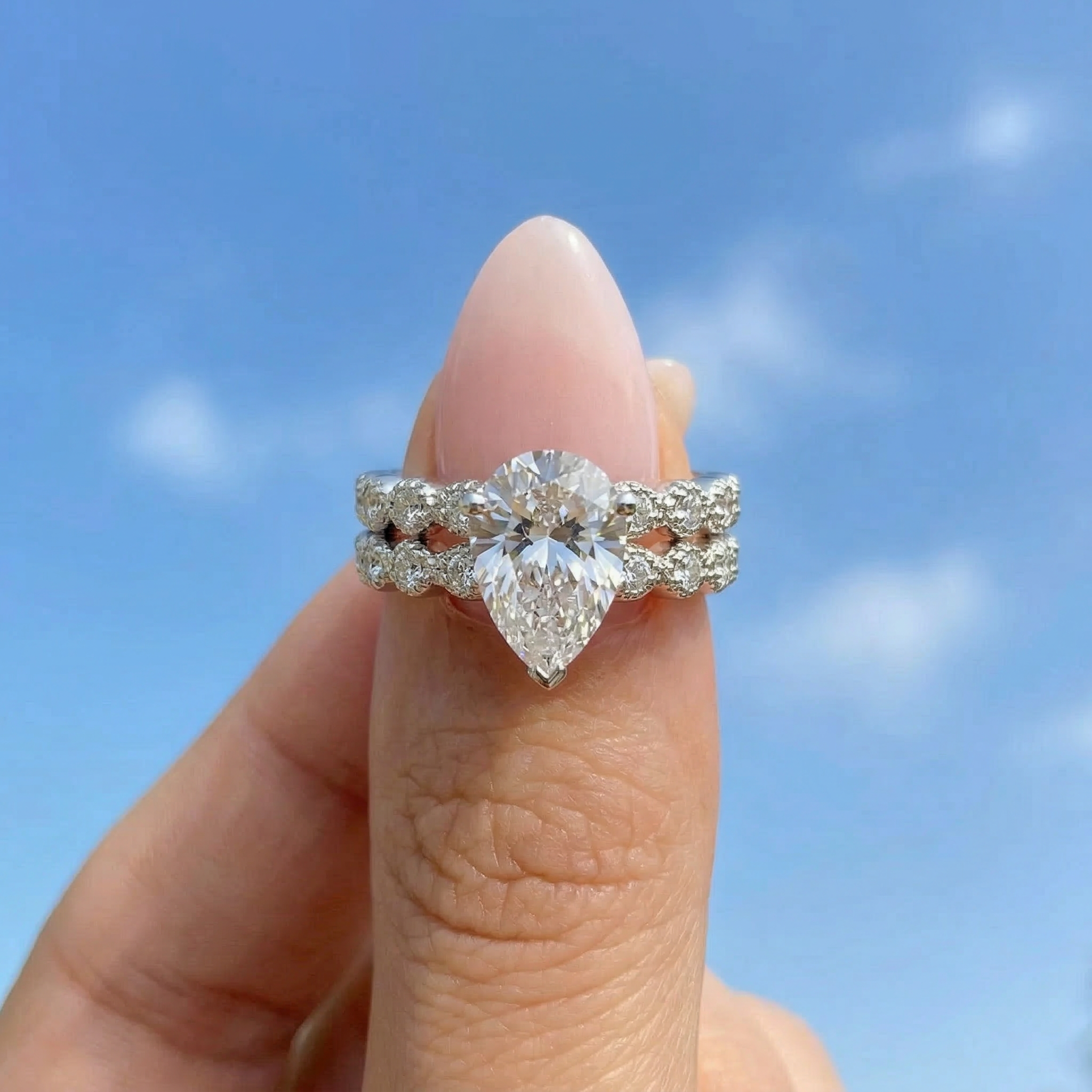 Christine Ring Set - Silver