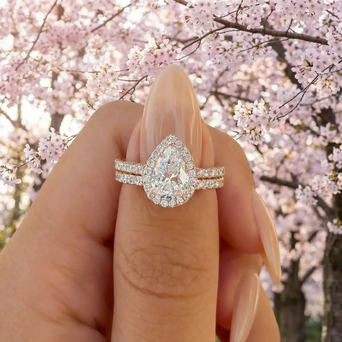 Bliss Ring Set - Rose Gold