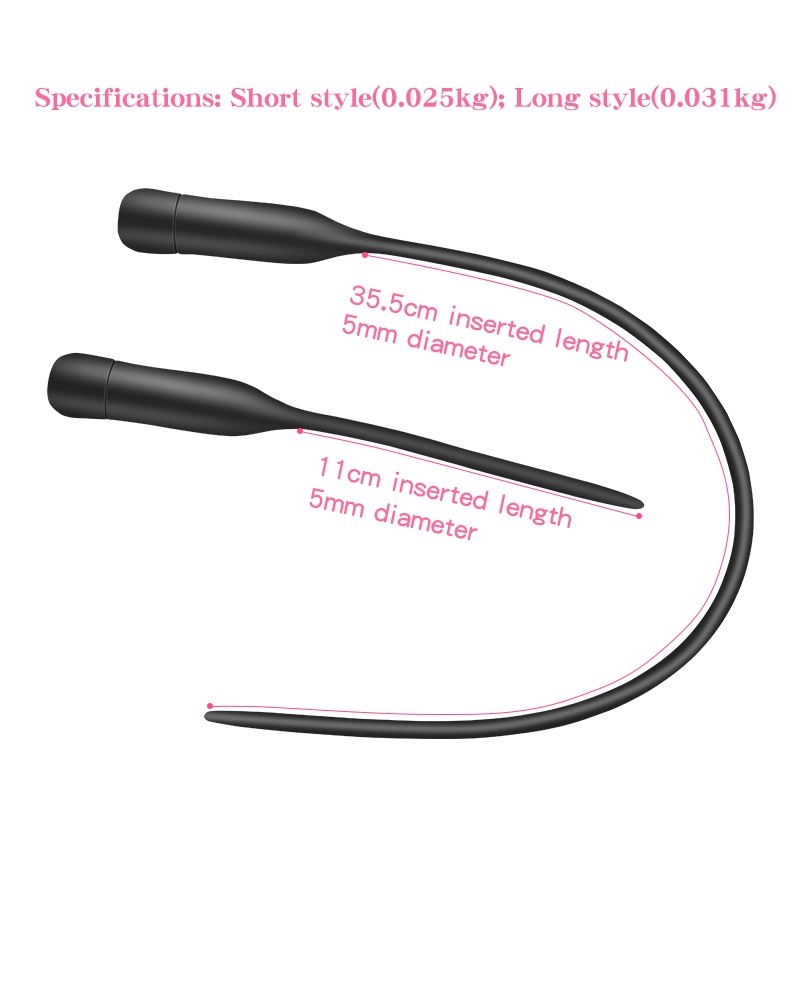 UltraPleasure 10-Speed Silicone Urethral Sound-WeLovePlugs