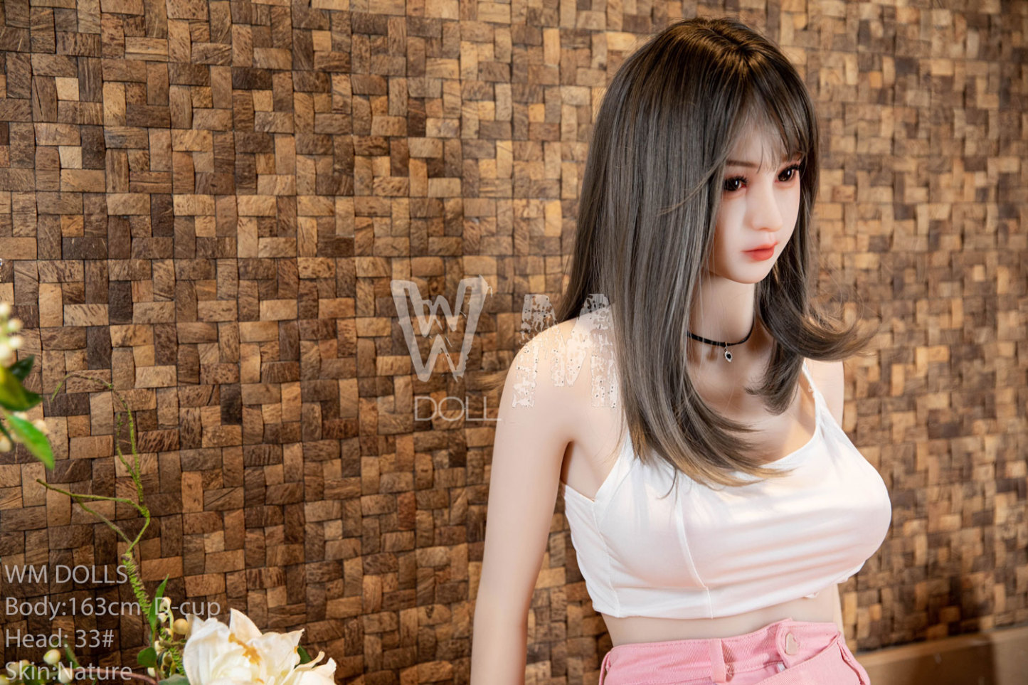 163cm D Cup S-TPE Realistic Sex Doll grey
