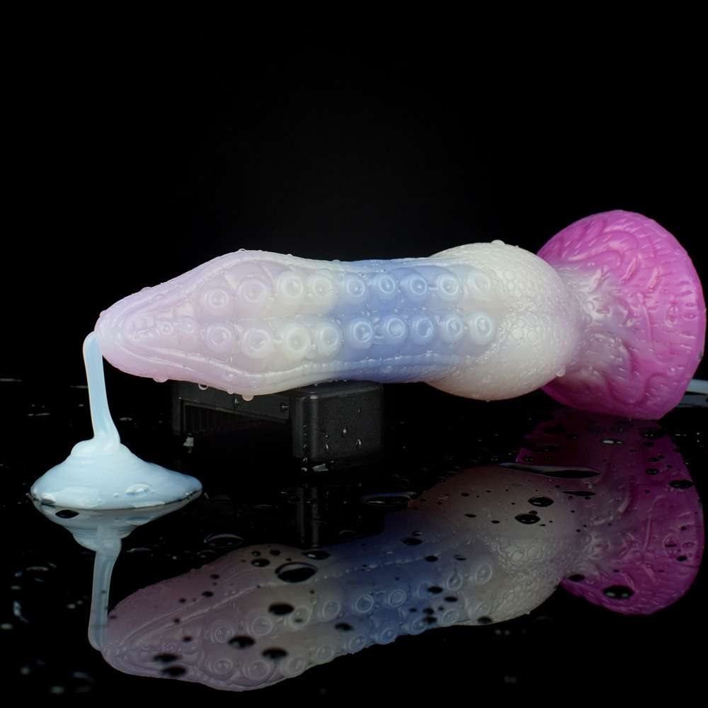 Octopus Tentacle Squirting Dildo with Suction Cup