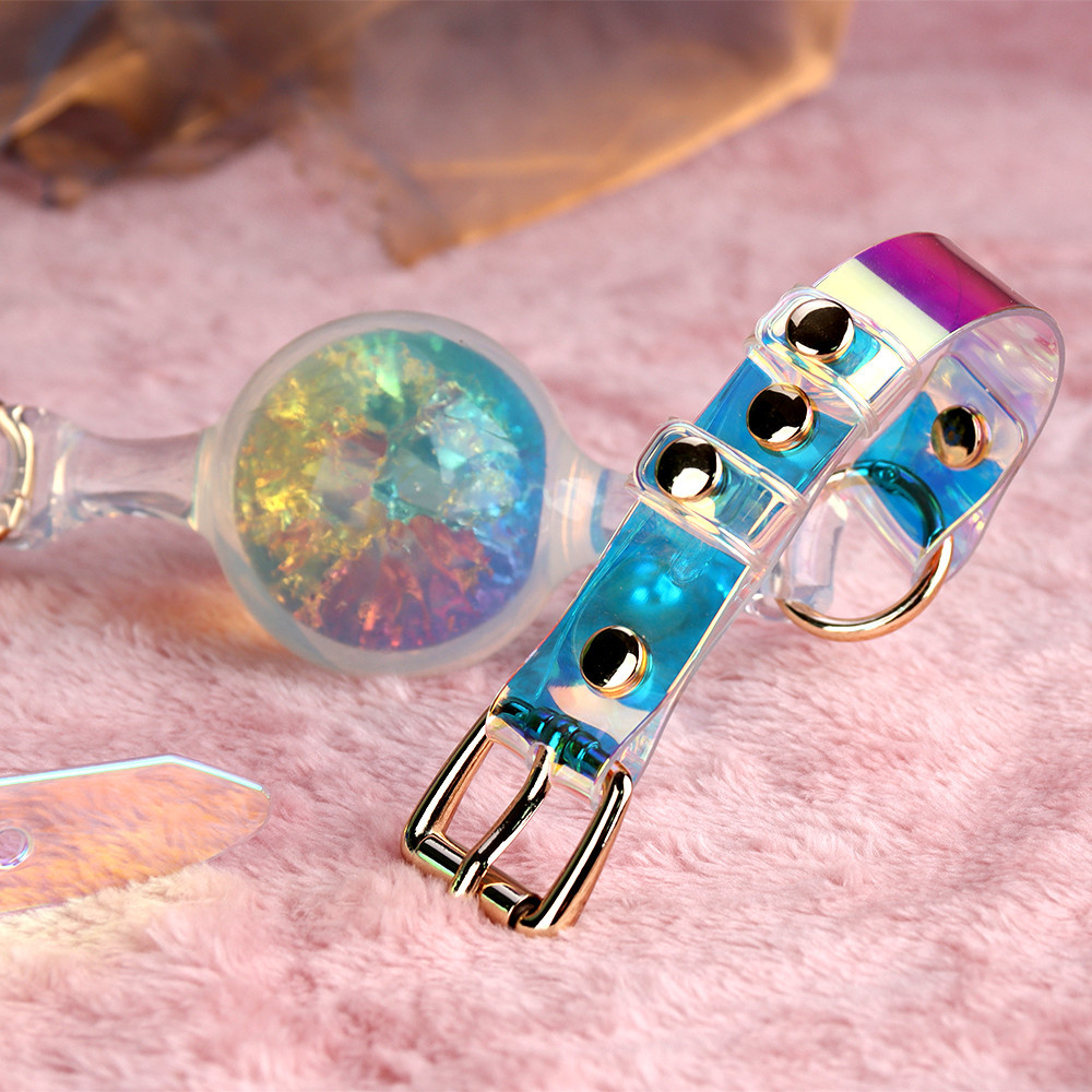 Crystal Breath Control Aesthetics · Bling Ball Gag-WeLovePlugs