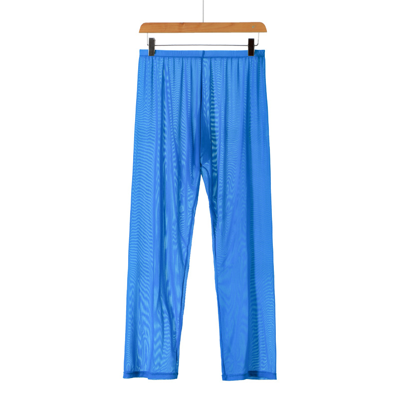 Mens Sexy Lounge Pants - Blue - XL - image 9