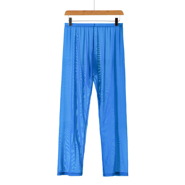 Mens Sexy Lounge Pants - Blue - XL - image 9
