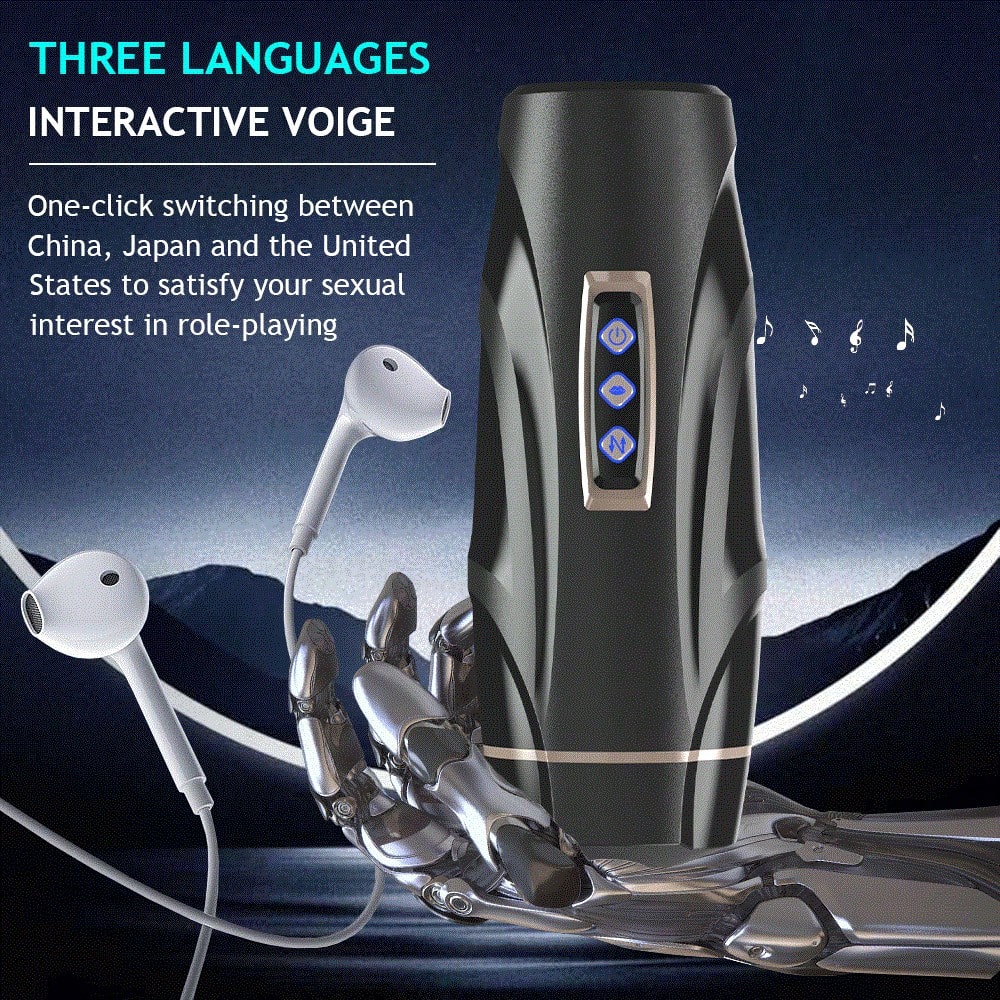 Automatic Telescoping Stroker With Suction & Vibration Masturbator-WeLovePlugs