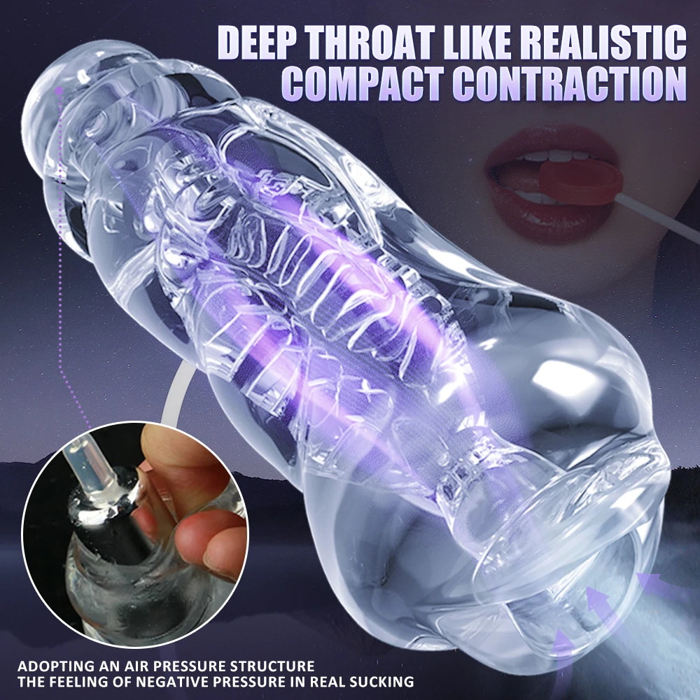 Transparent Male Stimulator-WeLovePlugs