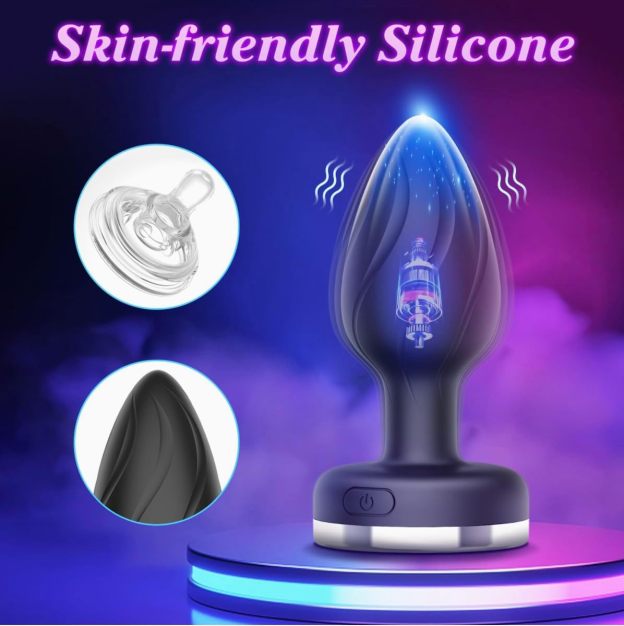 Lumos Smart Remote Control Anal Butt Plug-WeLovePlugs