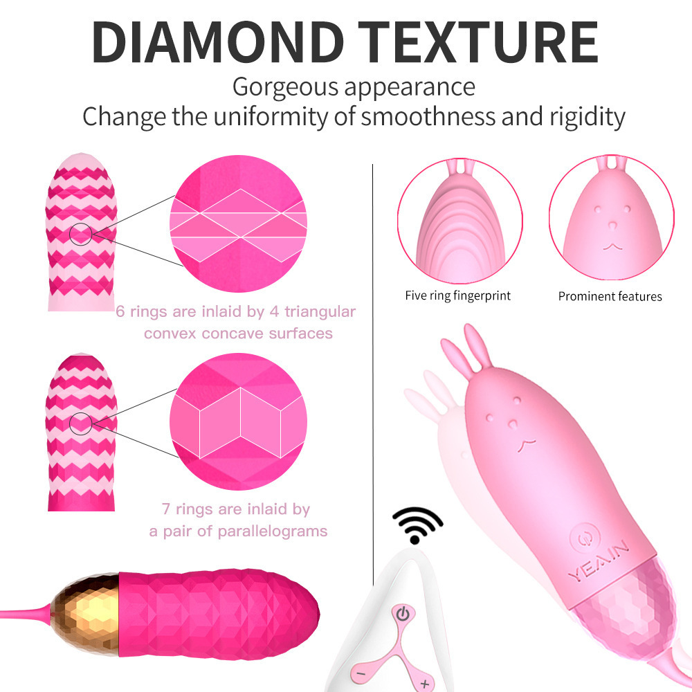 Heartbeat Bliss - 10X Vibrating Egg Rabbit Vibrator
