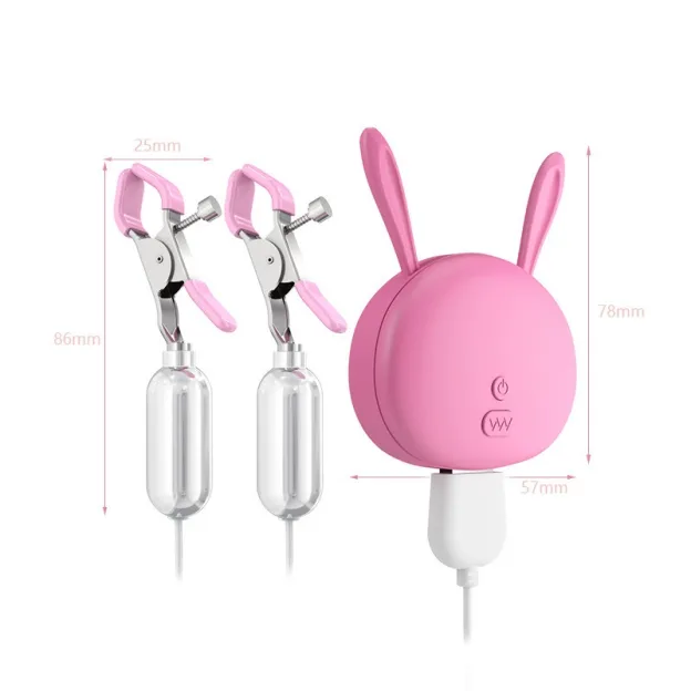 Vibrating Breast Clips-WeLovePlugs